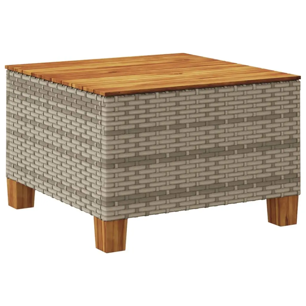 Garden Table Grey 55x55x36 cm Outdoor Furniture Patio Dining Coffee Table
