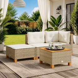 Compact Garden Stool with Cushion: Durable and Stylish