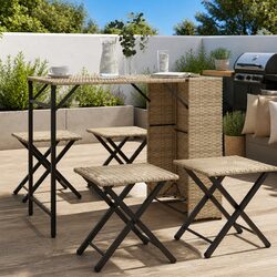 5-Piece Garden Dining Set for Outdoor Fun