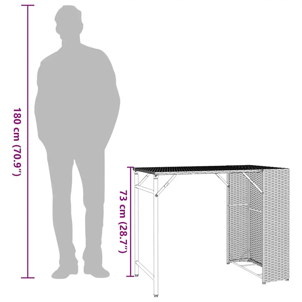 5-Piece Foldable Outdoor Dining Set
