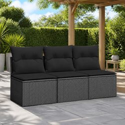 3-Seater Garden Sofa: Compact and Comfortable