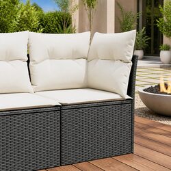 Concise Outdoor Corner Sofa with Comfort and Storage