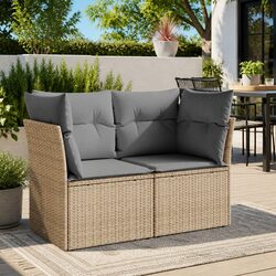 2-Seater Outdoor Sofa for Patios