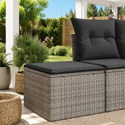 Grey Garden Stool: Stylish and Durable Outdoor Seat