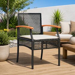 Concise & Comfortable Outdoor Garden Chairs Set of 2
