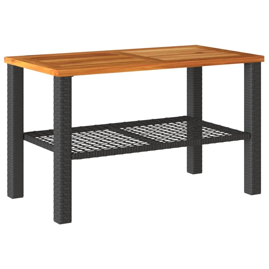 Black Garden Table
