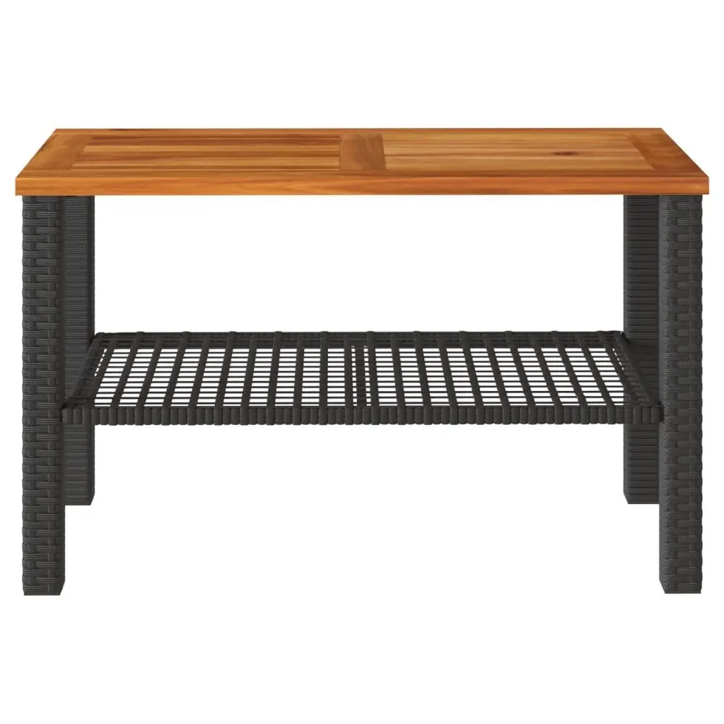 Black Garden Table