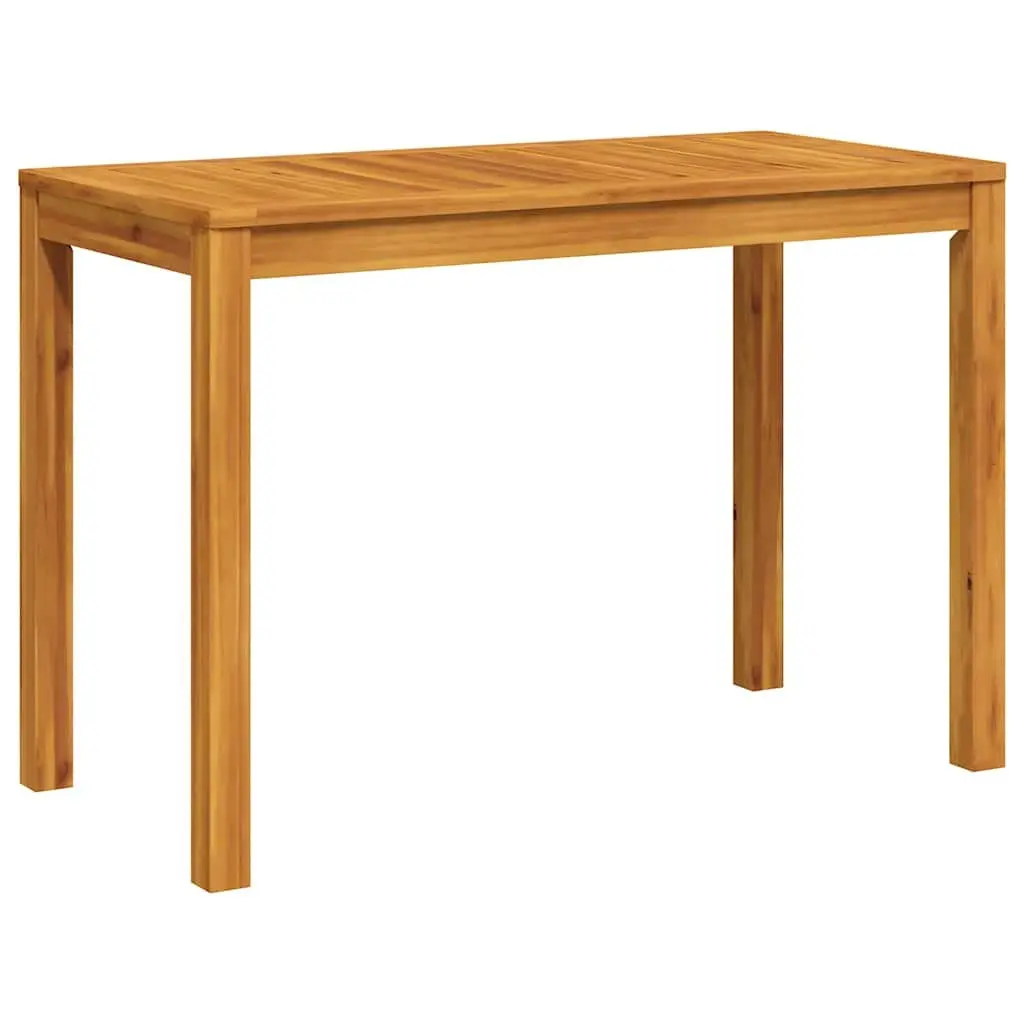 Garden Dining Table 110x55x75cm Outdoor Patio Acacia Wood Furniture Brown