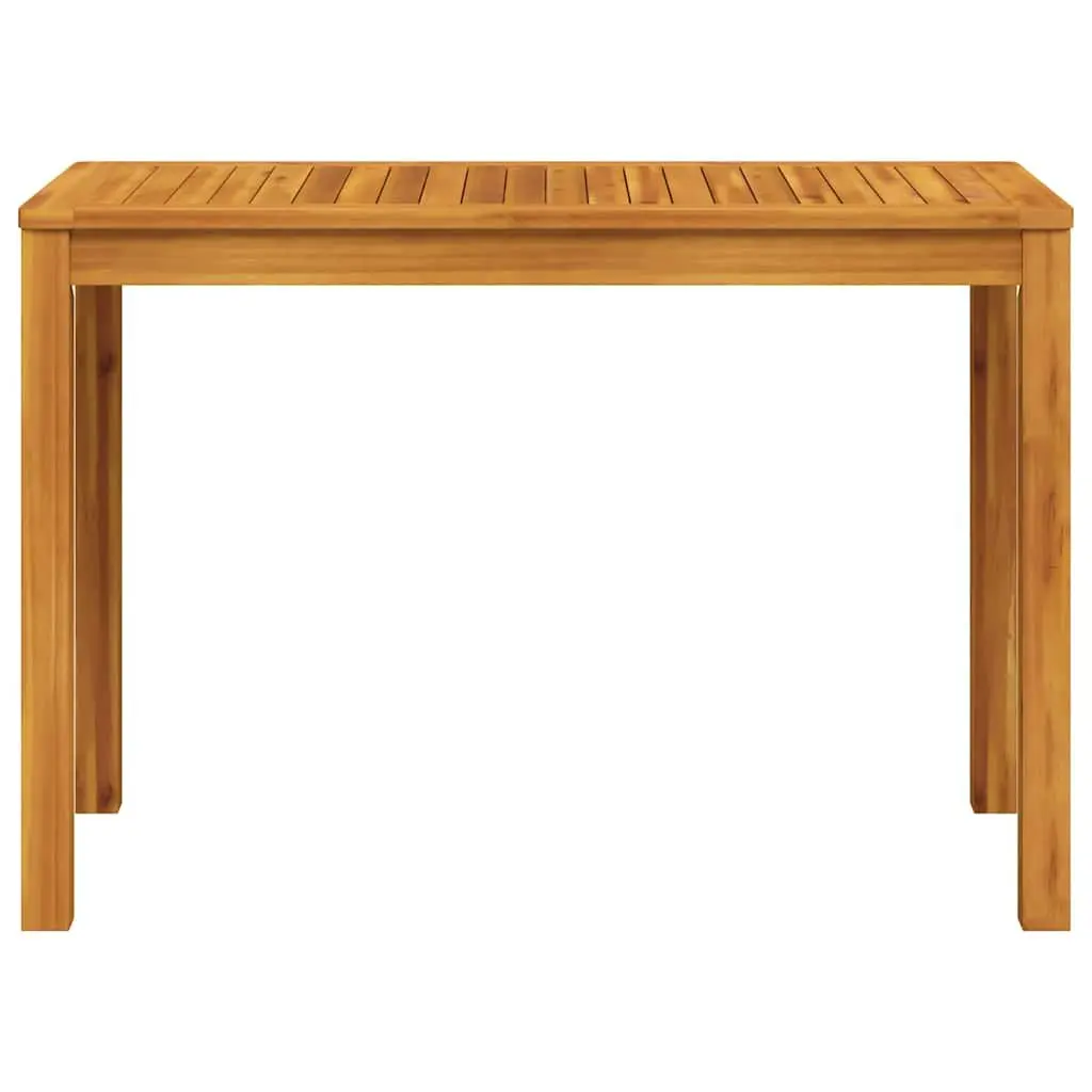 Garden Dining Table 110x55x75cm Outdoor Patio Acacia Wood Furniture Brown