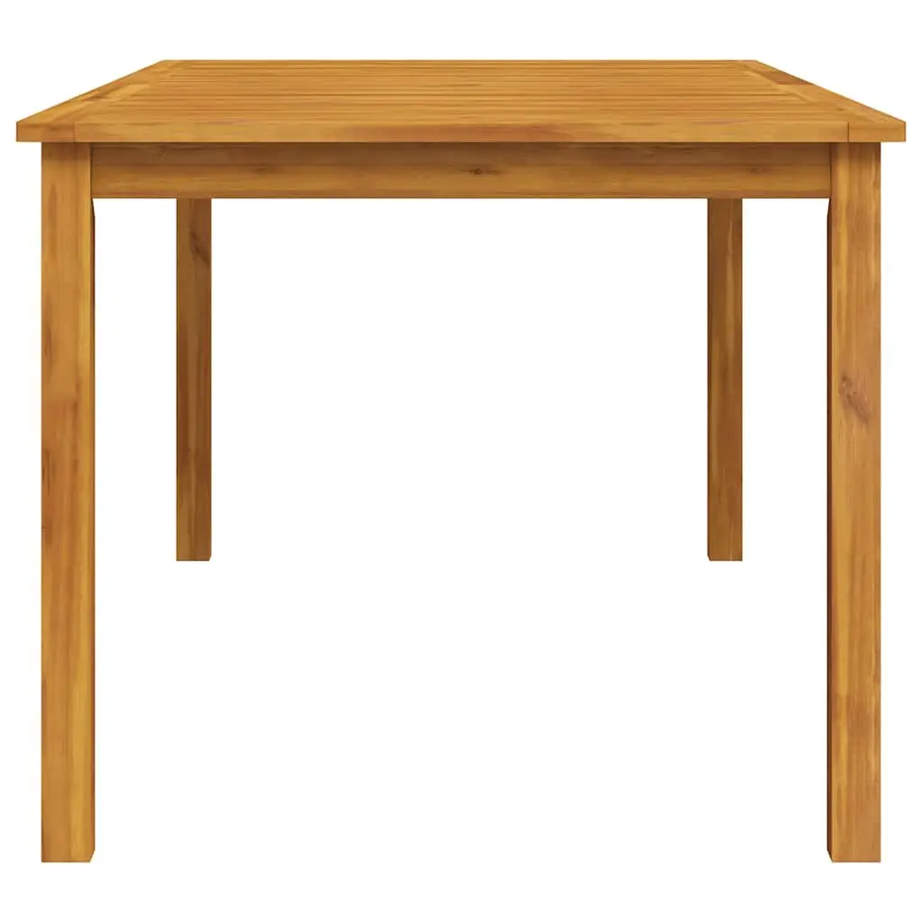Outdoor Dining Table Brown 180x90x75cm Solid Acacia Wood Sturdy Durable Top