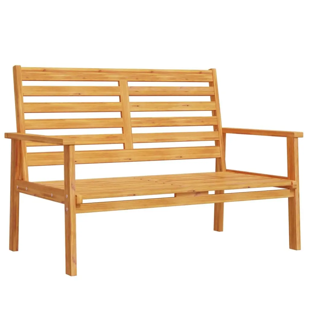 Garden Sofa Bench 120cm Outdoor Seating Wooden Patio Lounge Chair Armrest