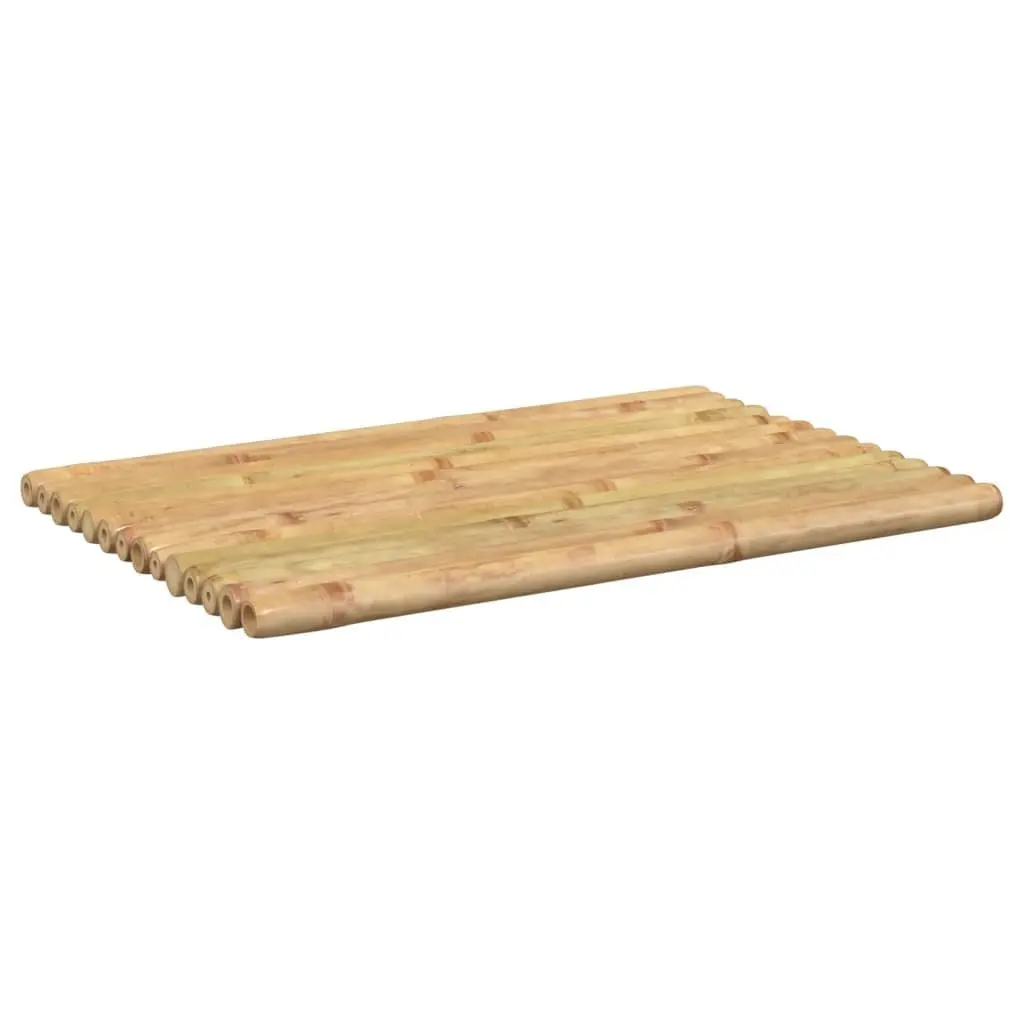 Bamboo Bath Mats Brown 50x35 cm Non-slip 2 Piece Set