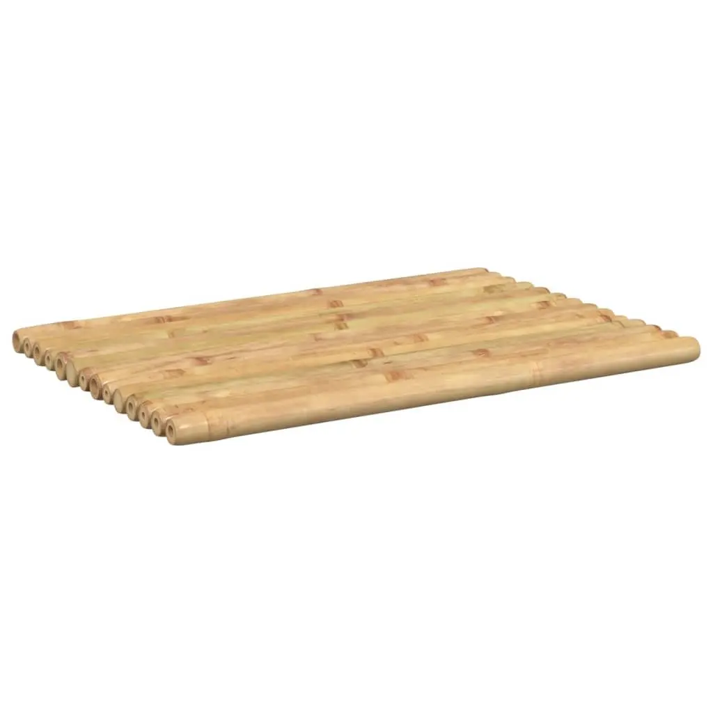 Bamboo Bath Mats Brown 50x35 cm Non-slip 2 Piece Set