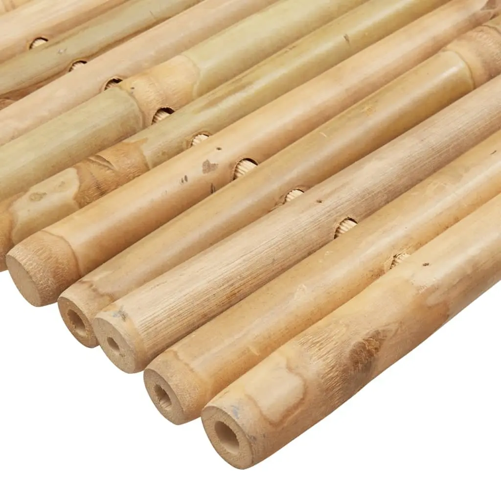 Bamboo Bath Mats Brown 50x35 cm Non-slip 2 Piece Set