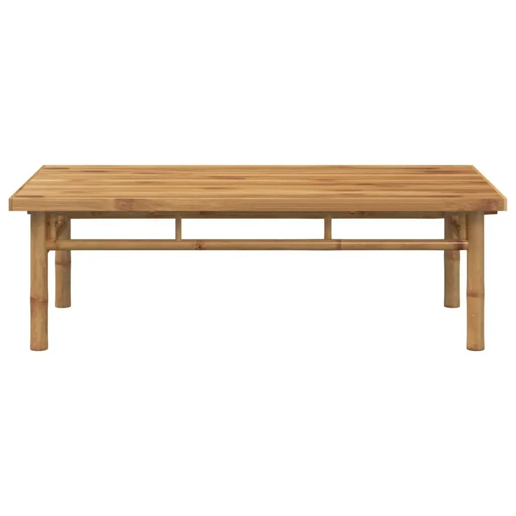 Coffee Table Brown 110x55x35 cm Bamboo Durable Accent Side Table Indoor Outdoor Use
