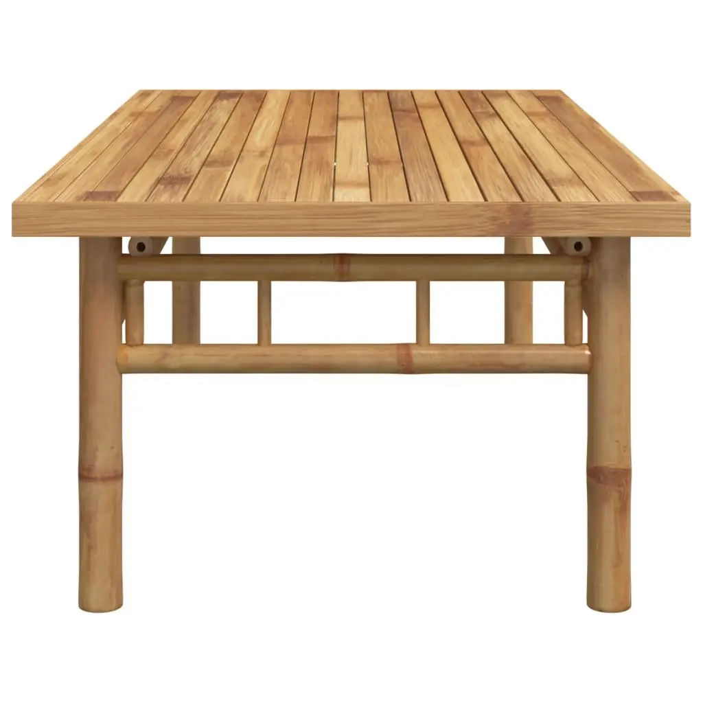 Coffee Table Brown 110x55x35 cm Bamboo Durable Accent Side Table Indoor Outdoor Use