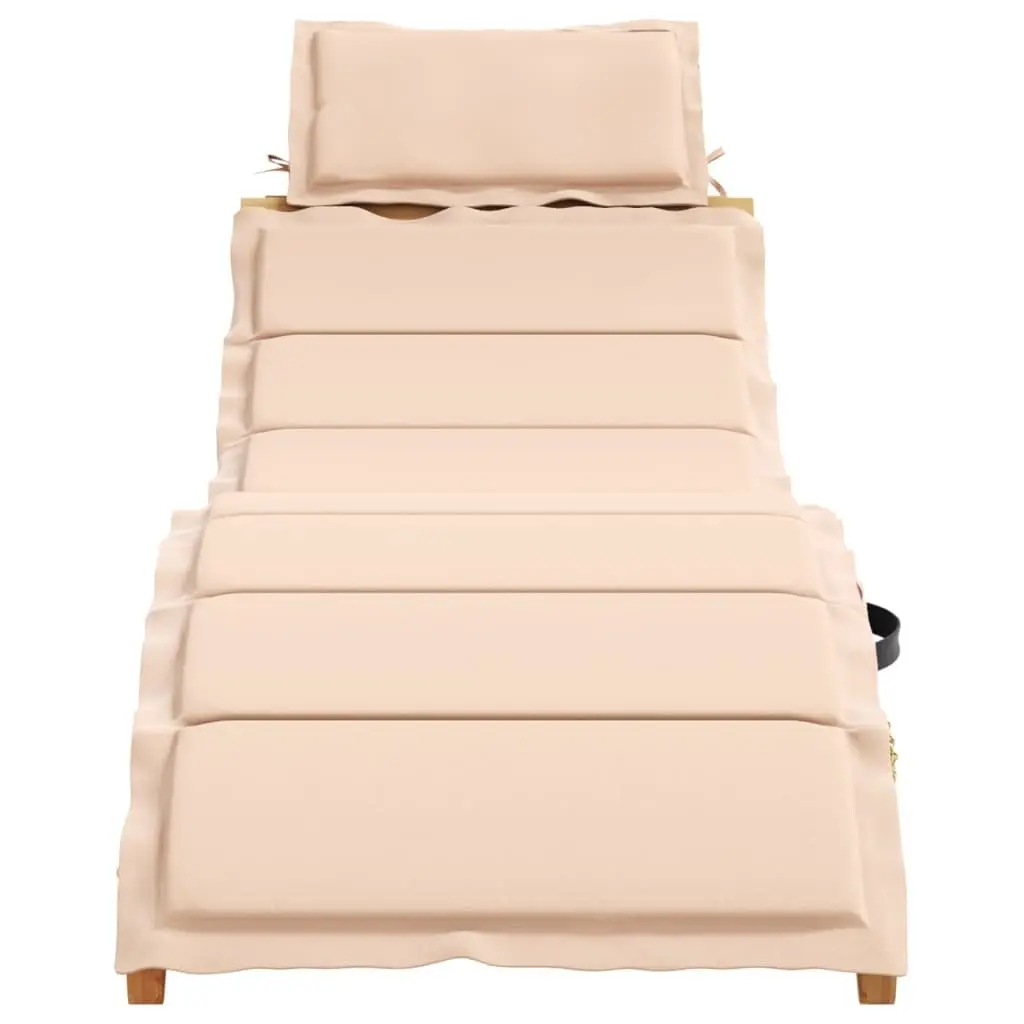 Sun Lounger Outdoor Lounge Chair Garden Patio Poolside Furniture with Cushion