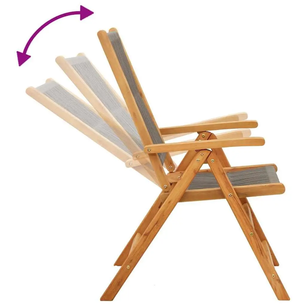 Grey Foldable Chairs for Outdoor Use
