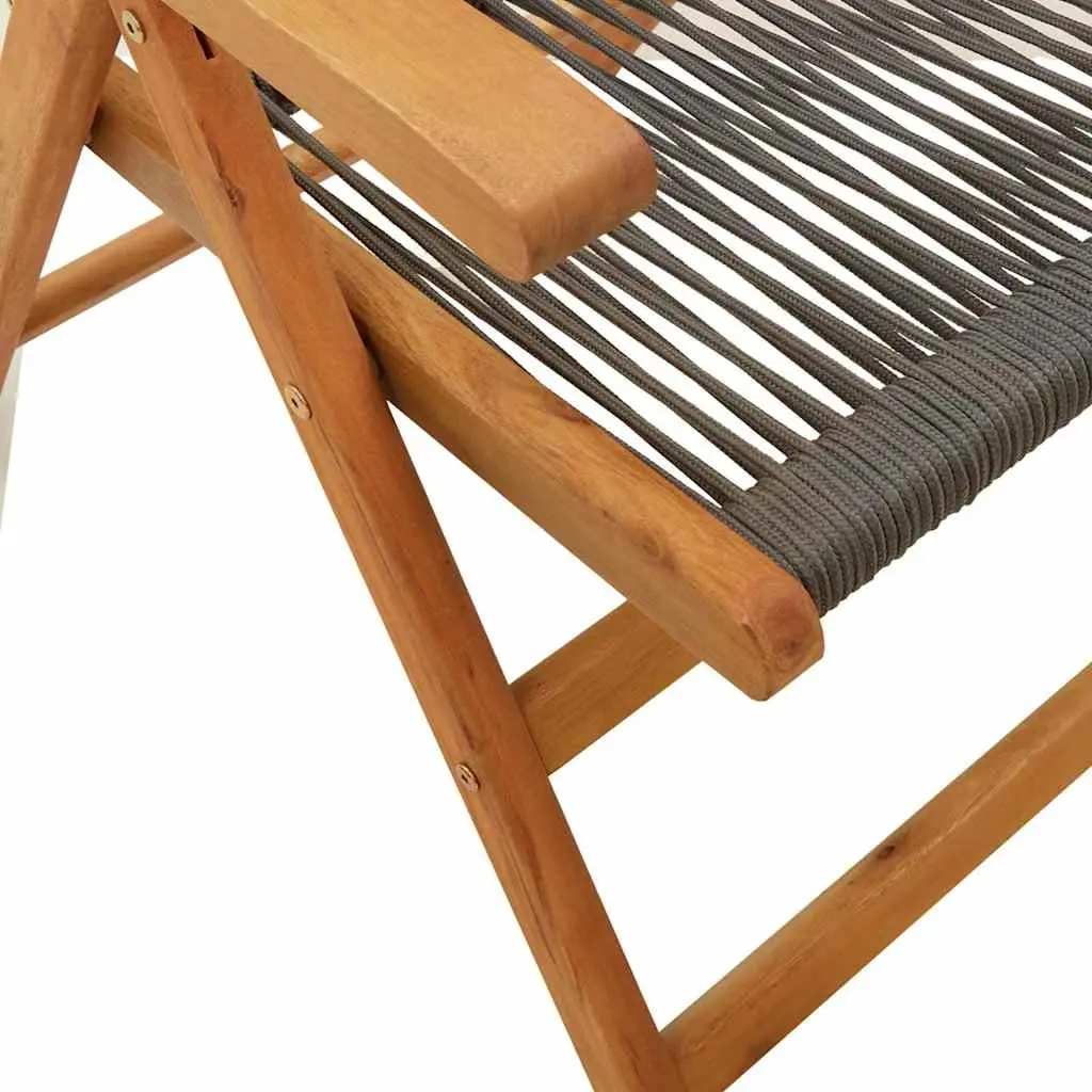 Grey Foldable Chairs for Outdoor Use