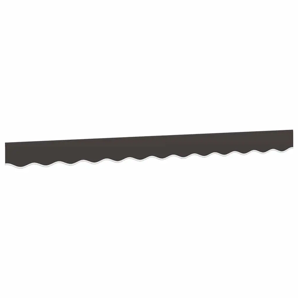 Replacement Awning Valance Fabric Anthracite Stripe 3m Garden Outdoor Window