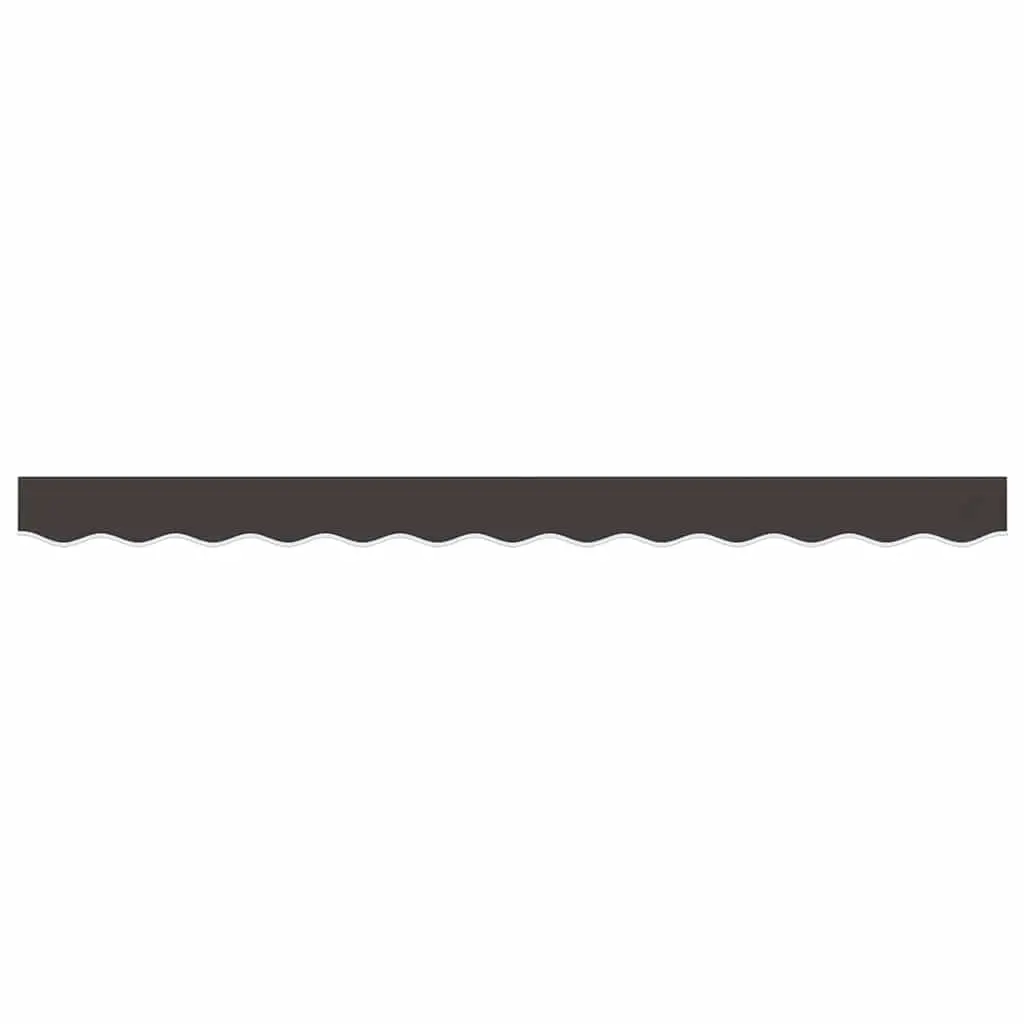Replacement Awning Valance Fabric Anthracite Stripe 3m Garden Outdoor Window