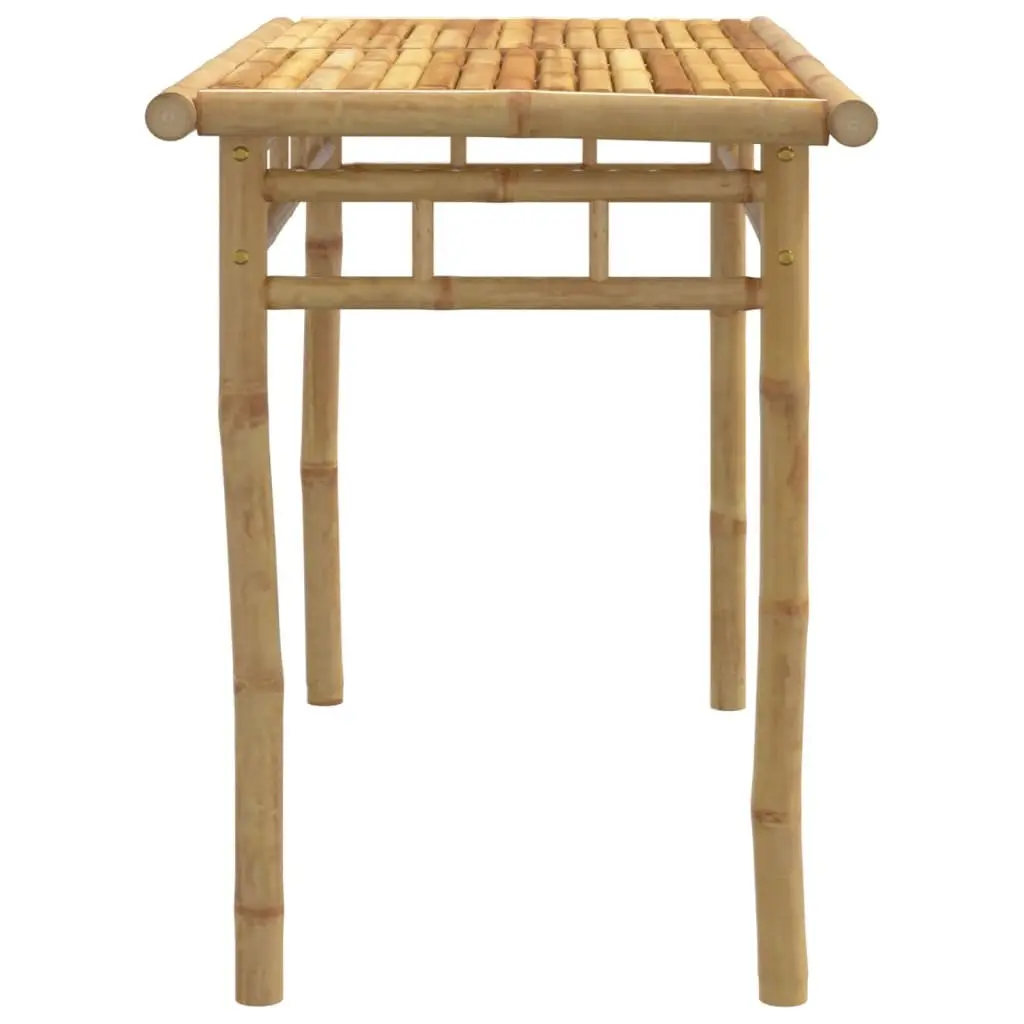 Outdoor Dining Table Brown 110x55x75cm Bamboo Durable Water-resistant