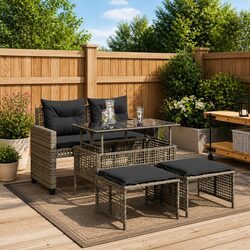 4-Piece Sofa Set for Outdoor Relaxation