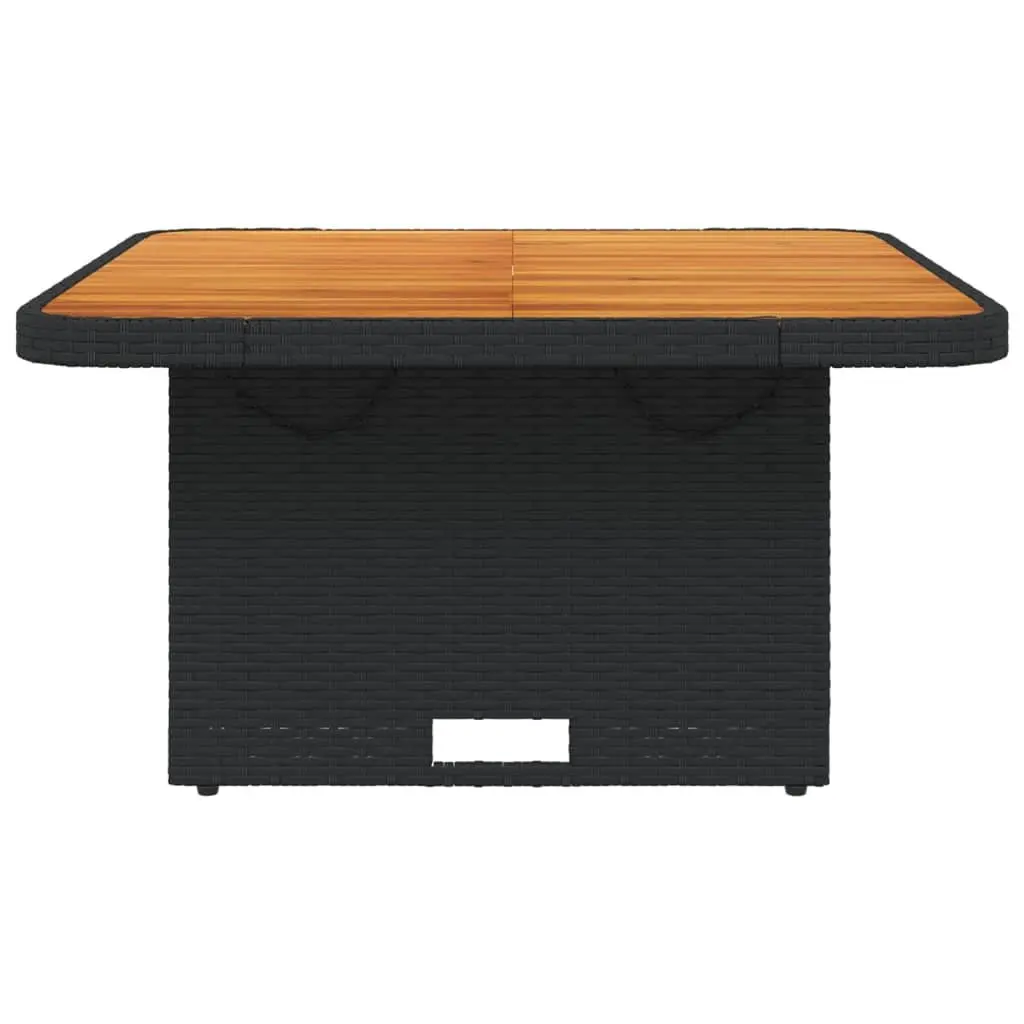 Black Garden Table 80x80x71 cm