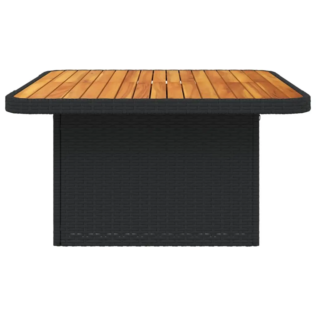 Black Garden Table 80x80x71 cm