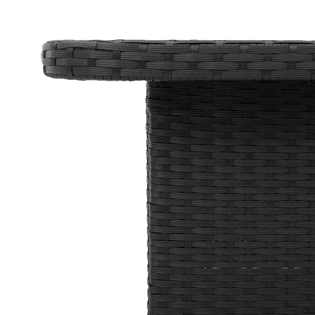 Black Garden Table 80x80x71 cm