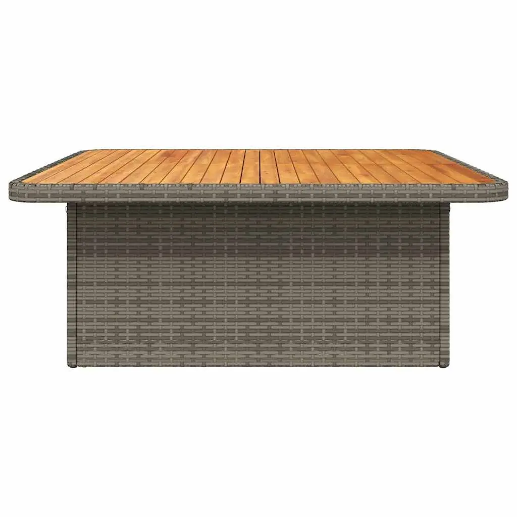Grey Garden Table 110x110x71 cm Outdoor Use