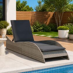 Grey Lounge Chair for Your Outdoor Relaxation Needs