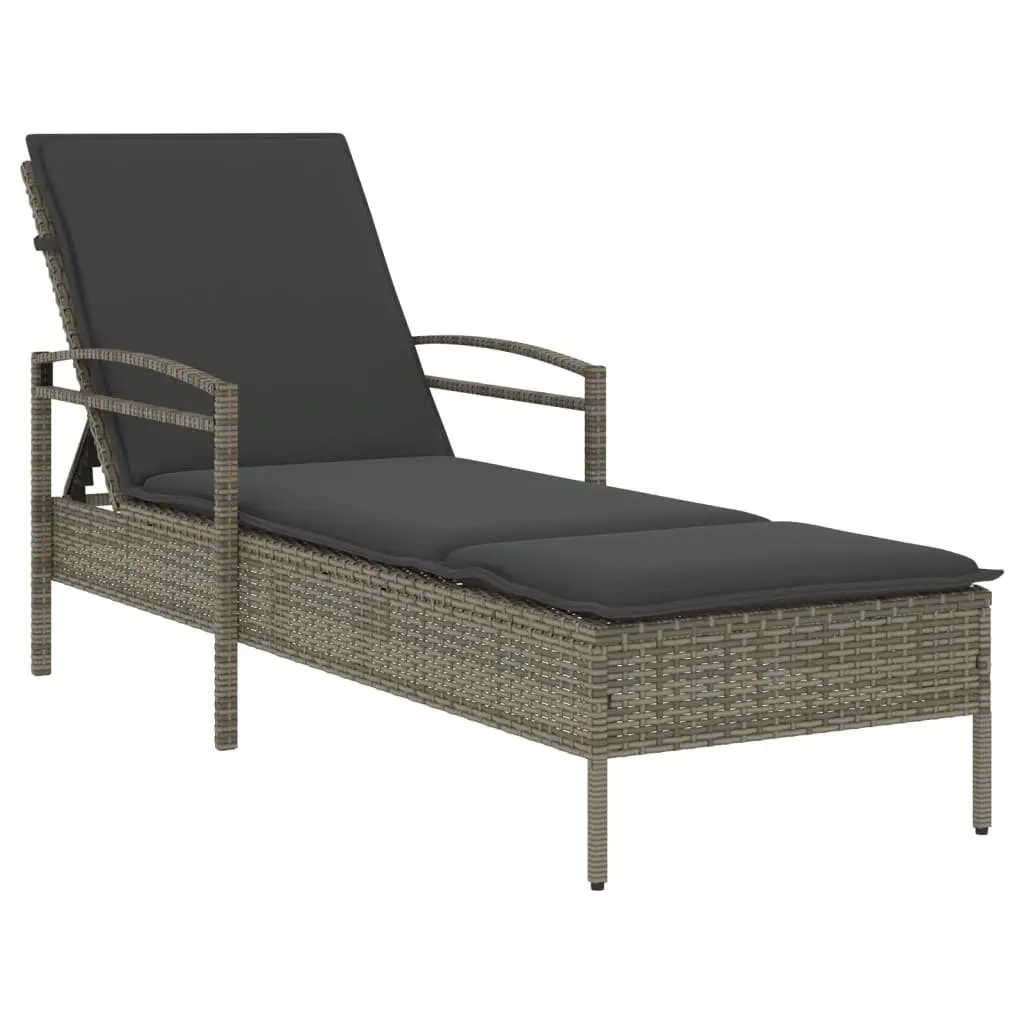 Sun Lounger with Washable Cushion