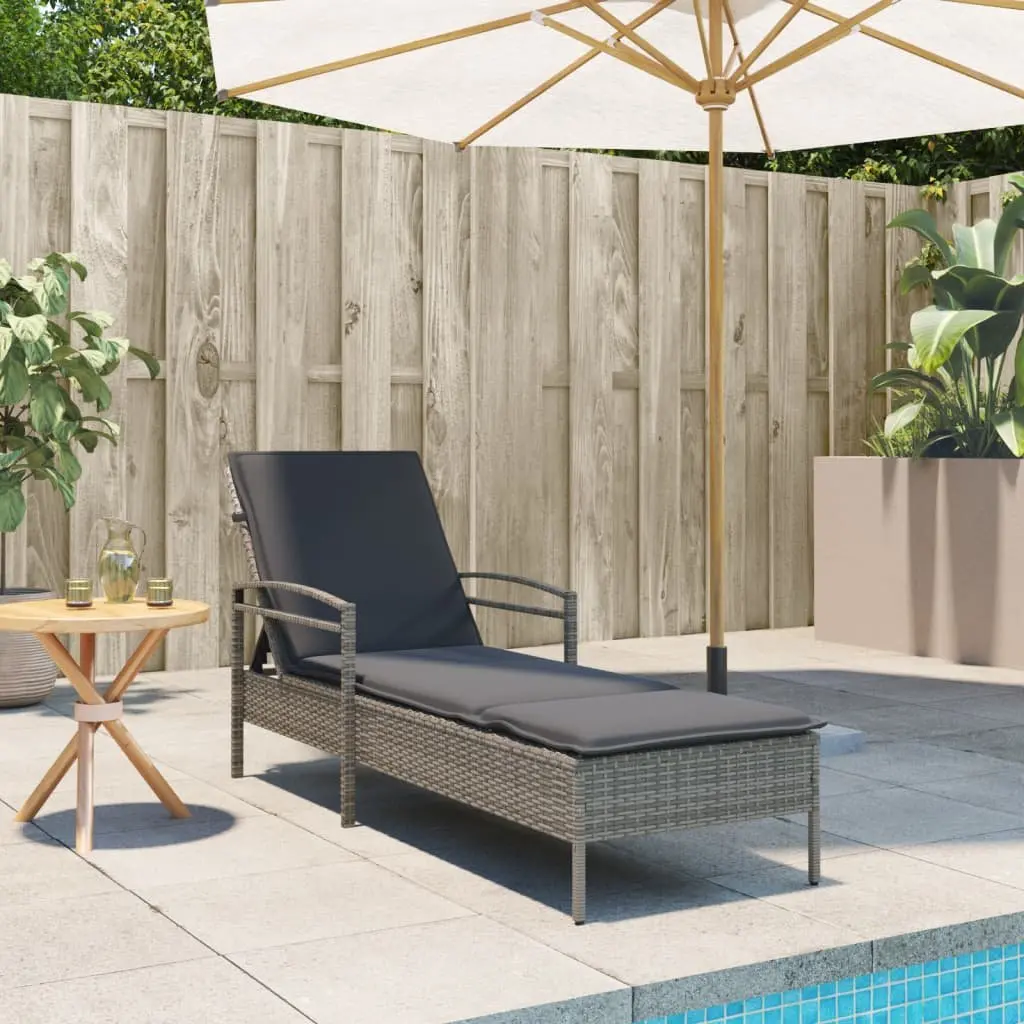 Sun Lounger with Washable Cushion