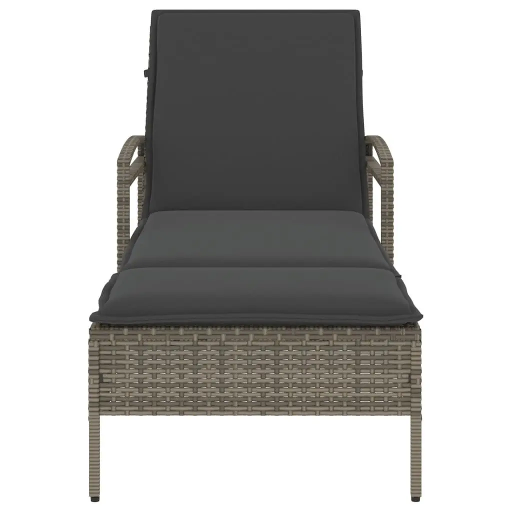 Sun Lounger with Washable Cushion