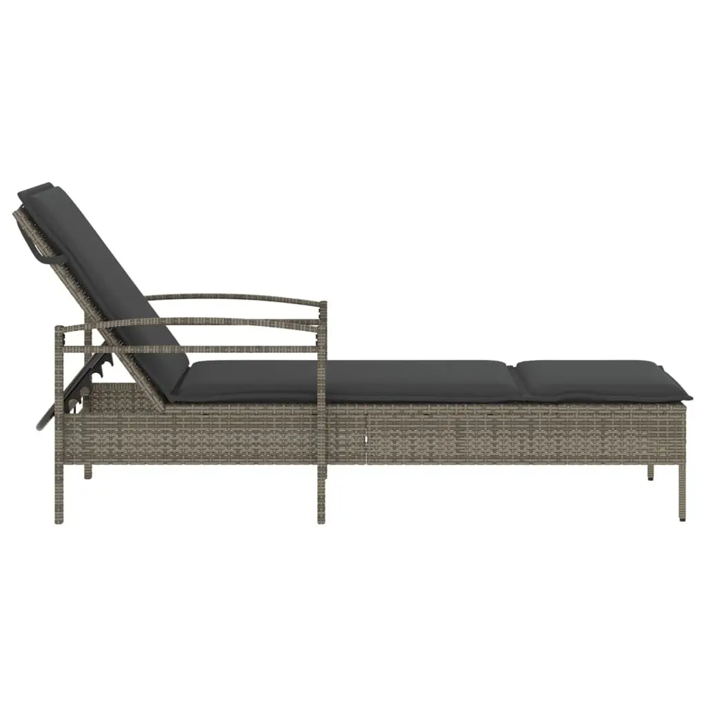 Sun Lounger with Washable Cushion