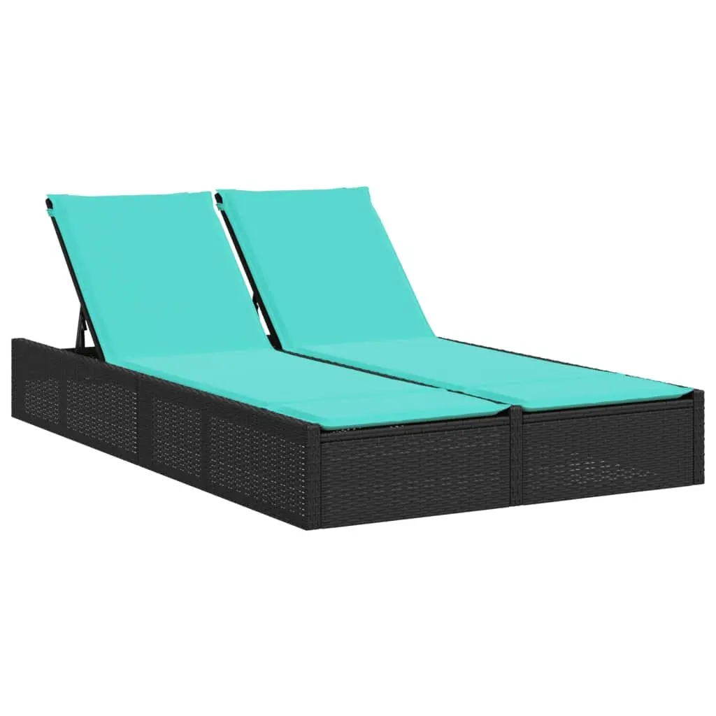 Double Sun Lounger with 3 Adjustable Positions