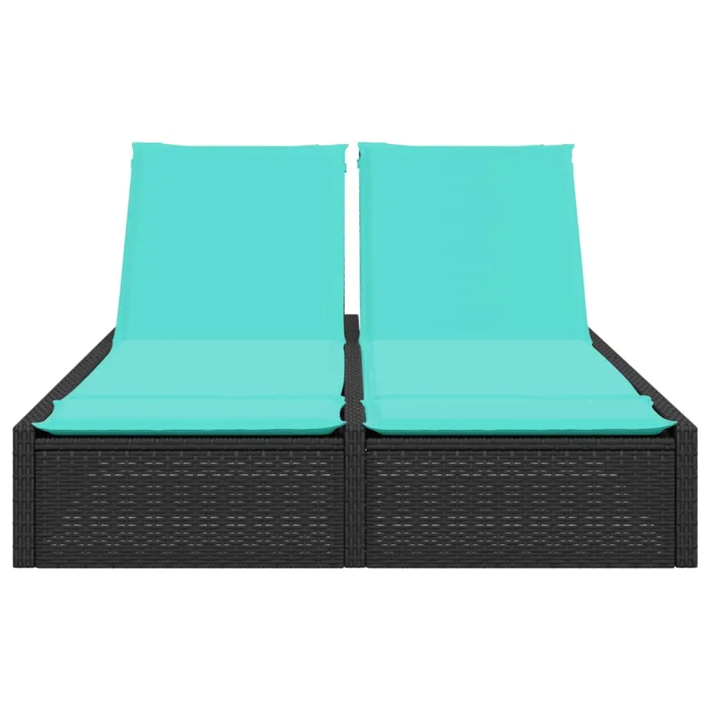 Double Sun Lounger with 3 Adjustable Positions