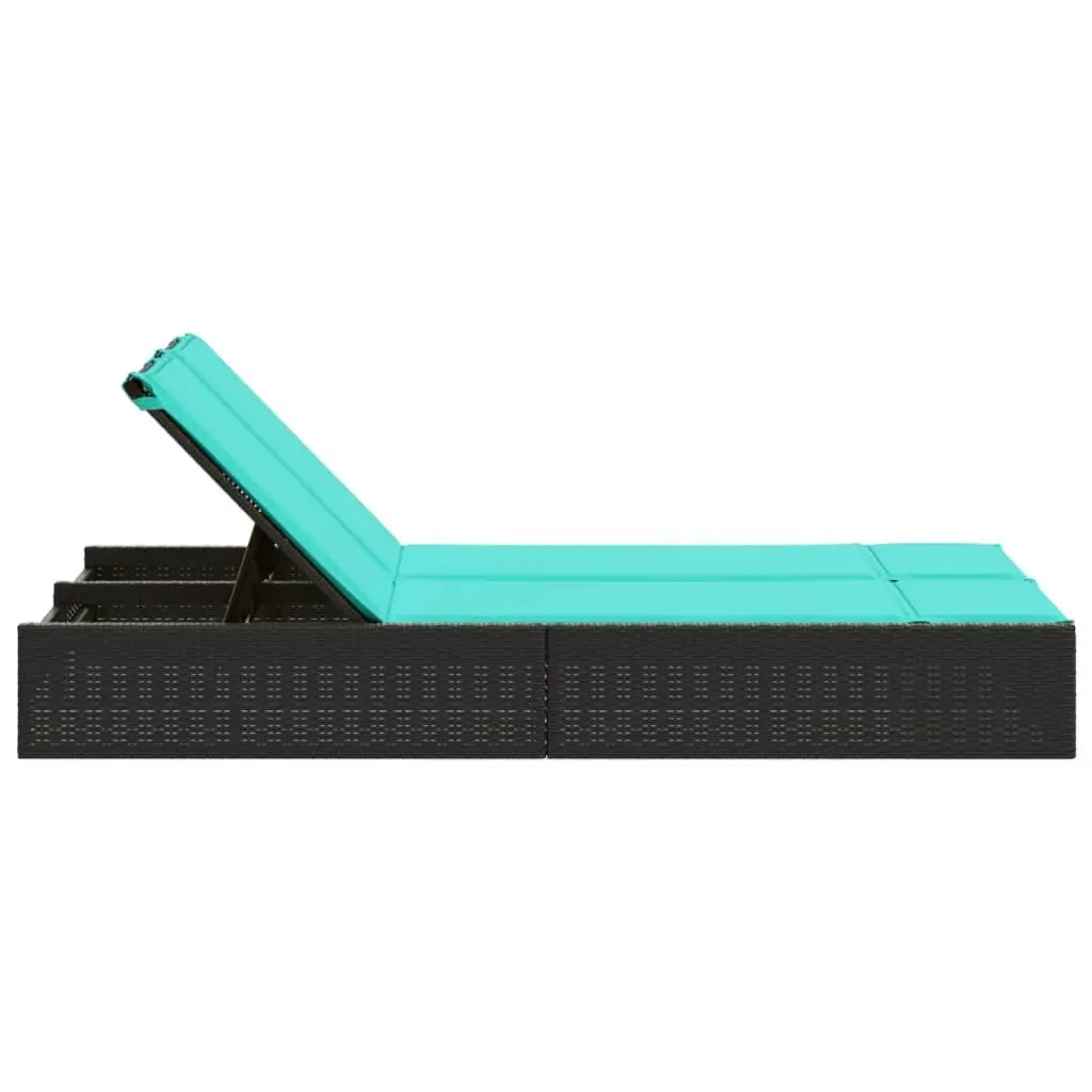 Double Sun Lounger with 3 Adjustable Positions