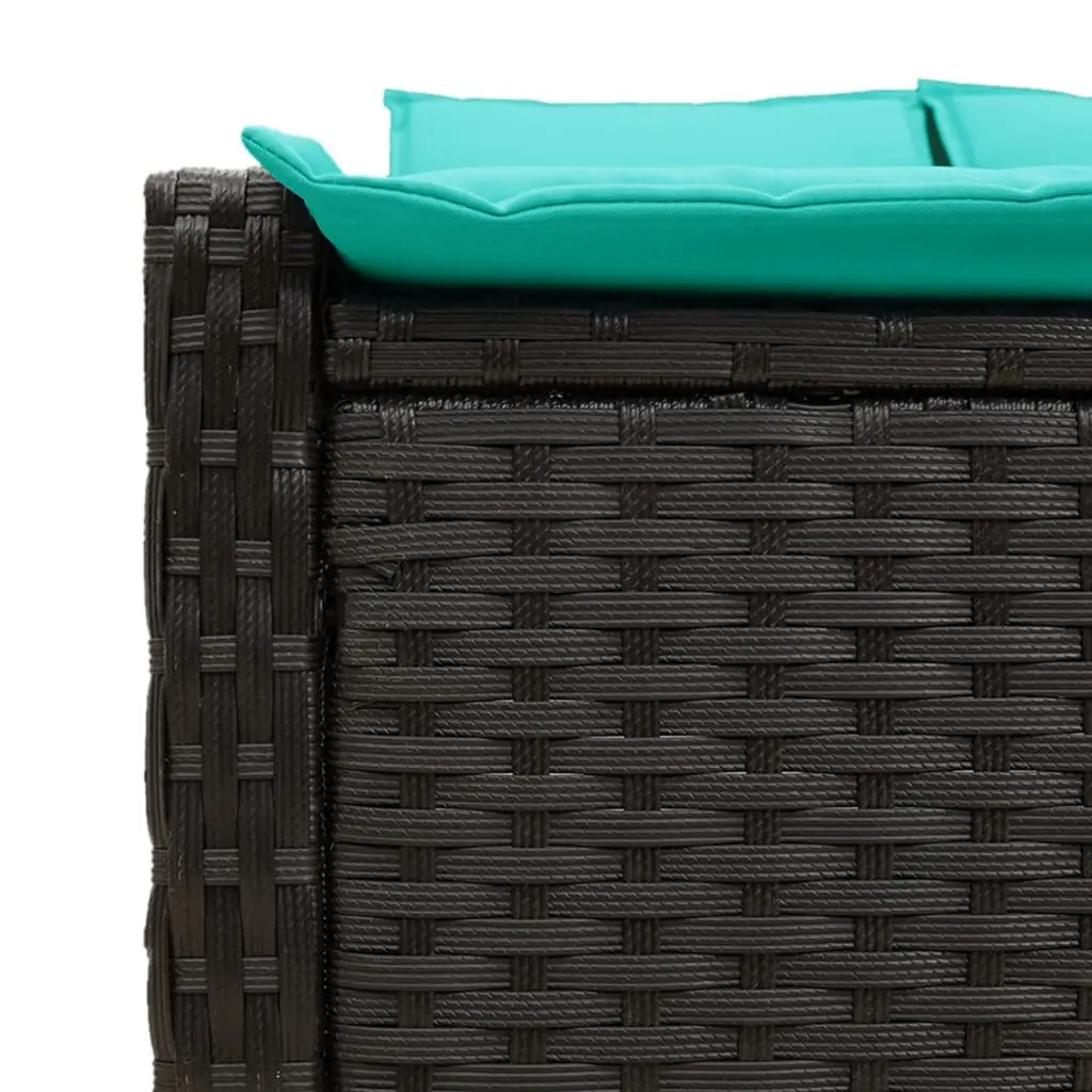 Double Sun Lounger with 3 Adjustable Positions