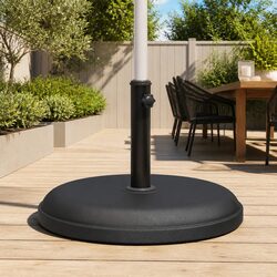 Compact 25 kg Parasol Base with Exceptional Stability