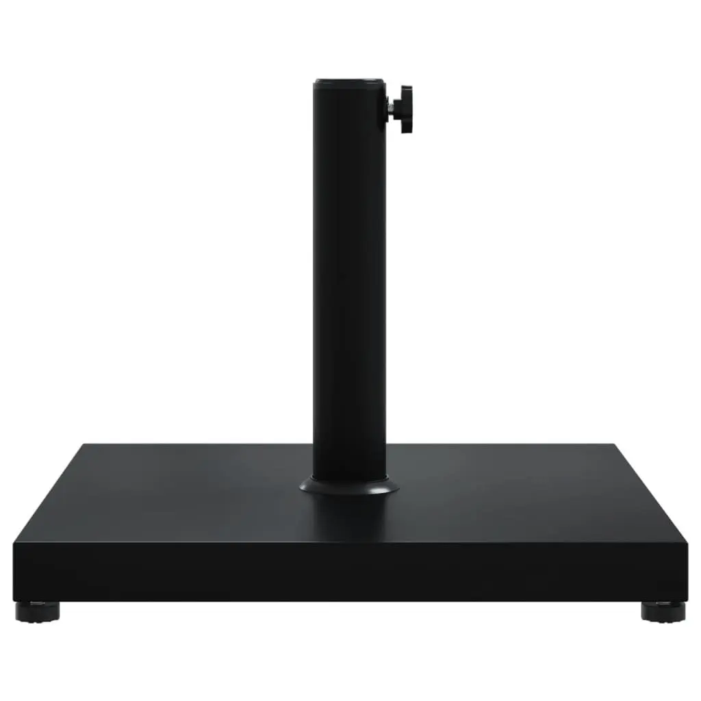 Square Parasol Base Black 18kg for 32mm 38mm 48mm Poles Outdoor Umbrella Stand