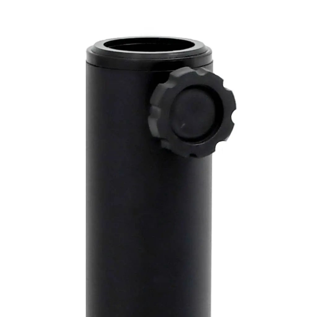 Square Parasol Base Black 18kg for 32mm 38mm 48mm Poles Outdoor Umbrella Stand