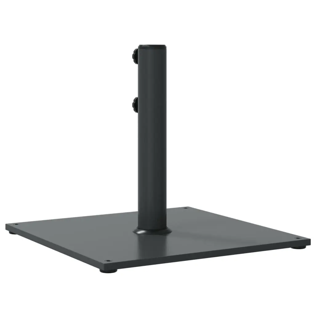 Parasol Base Grey Square Umbrella Stand Stable Ø32/38/48mm Pole Adapter