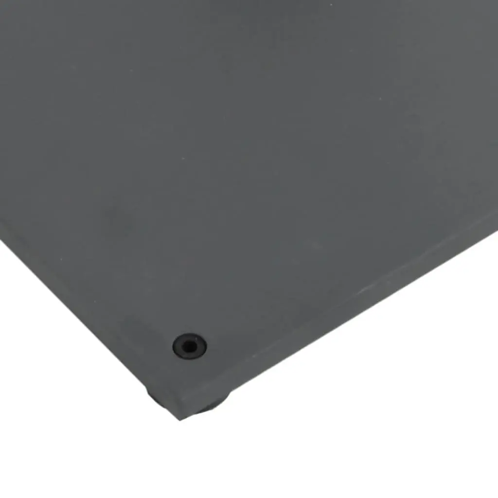 Parasol Base Grey Square Umbrella Stand Stable Ø32/38/48mm Pole Adapter