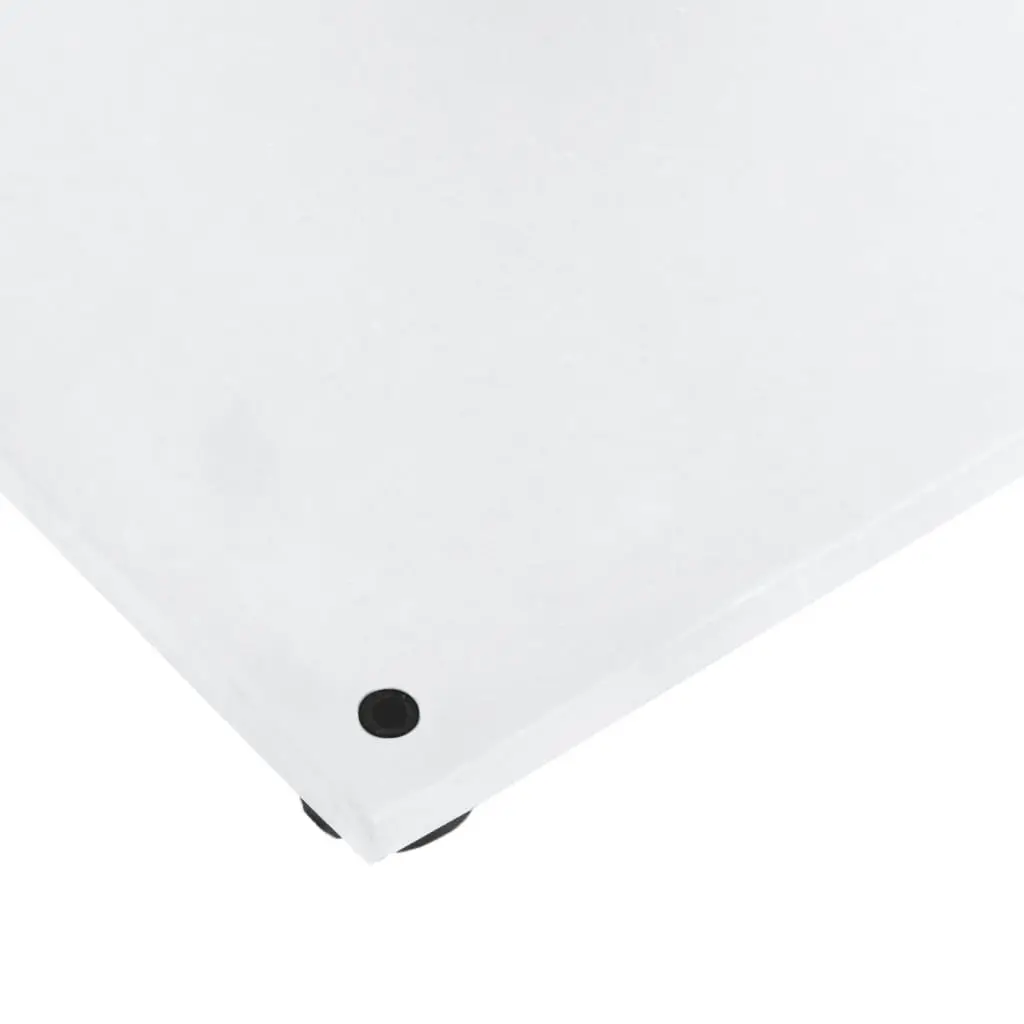 Parasol Base White 15kg Rectangular Outdoor Umbrella Stand for 32mm 38mm 48mm Poles