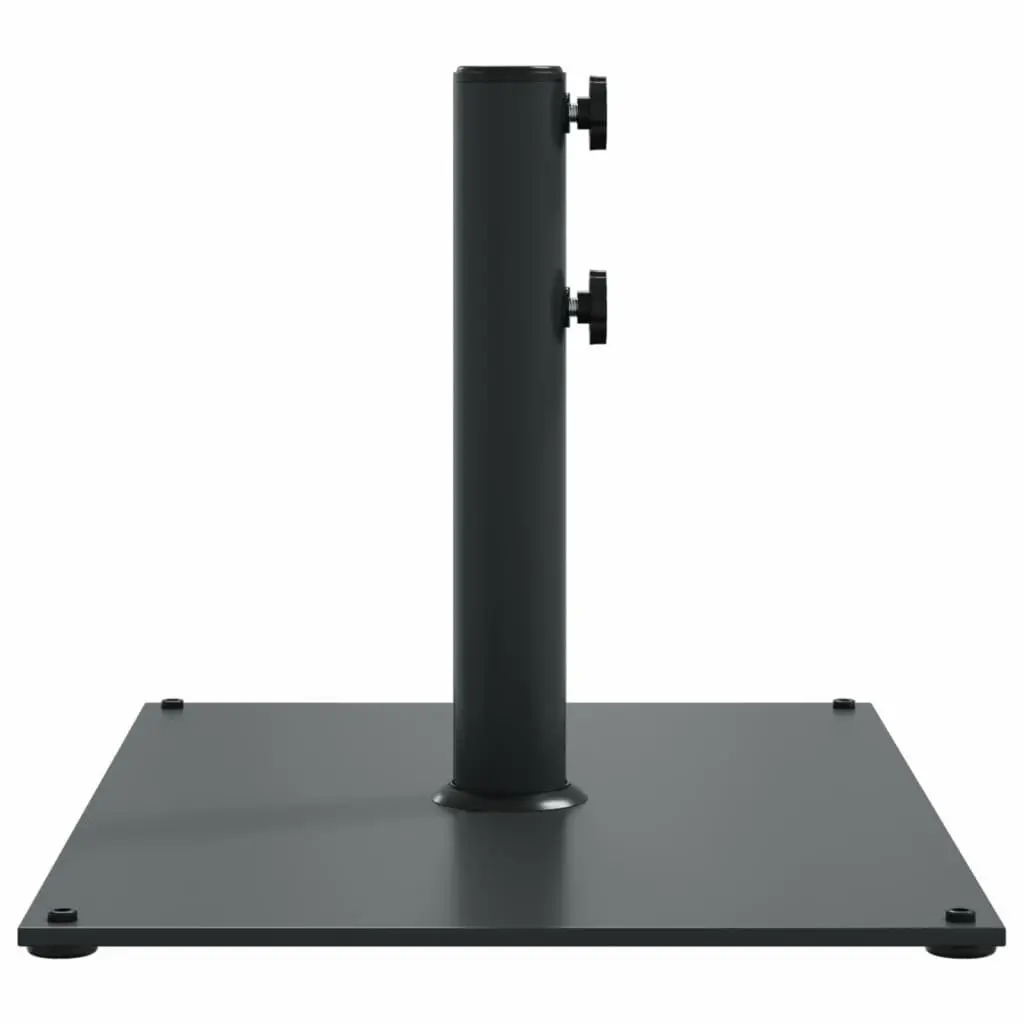 Parasol Base Grey Rectangular 15kg Sturdy Umbrella Stand Fits 32 38 48mm Poles