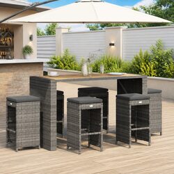 Bar Stools Set of 6 for Outdoors