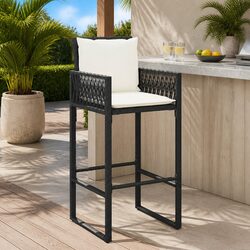 Outdoor Bar Stools with Cushions