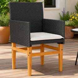 Compact Garden Chairs with Cushions for Outdoor Relaxation